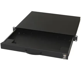 Equip čierna / Šuplík na klávesnici / 19" / 1U / Uzamykateľný / PS/2, USB (260420)