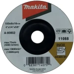 Makita Brúsny kotúč na nerez 100x16 mm / Brúsny kotúč / nerezová oceľ / hrúbka 6 mm / 13690 1/min (A-80852)