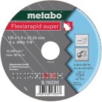 Metabo 616222000 rezný kotúč rovný 125 mm 25 ks nerezová ocel; 616222000