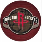 Jedlý papier Houston Rockets logo 19,5 cm - Pictu Hap - Pictu Hap