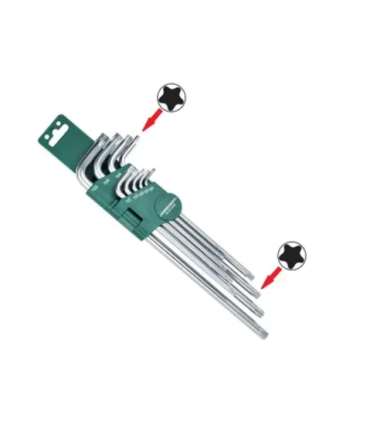 JONNESWAY Kľúče TORX extra dlhé TS10-TS50 sada 9ks (JH16109S)