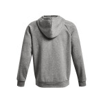 Mikina Under Armour Rival Fleece FZ Hoodie Castlerock Light Heather/ White XL