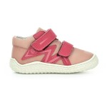 Ricosta Patti Powder/Rosewood detské členkové barefoot tenisky 23 EUR