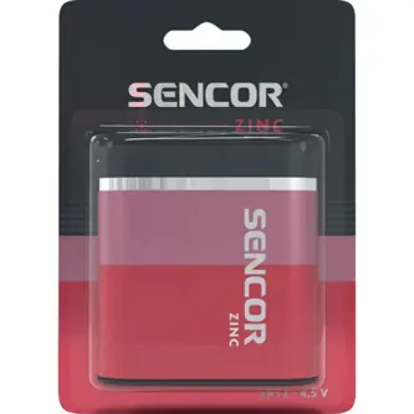 Sencor 3R12 / Batéria / 4,5 V / zinko-uhlíková / 1 ks (SBA 3R12 4.5V 1BP Zn)