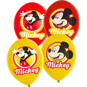 Nafukovacie balóniky Mickey 6 ks 27,5 cm - Amscan