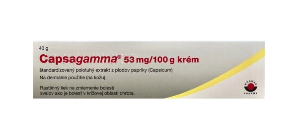 CAPSAGAMMA 53 mg/100 g krém 40 g