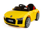Mamido Mamido Elektrické autíčko Fast Wing eko-koža žlté