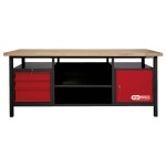 KS Tools 8650201 KS Tools 8650201 XXL pracovný stôl s 3 zásuvkami a 1 dvierkami (š x v x h) 2000 x 840 x 680 mm (š x v x h) 2000 x 840 x 680 mm; 8650201