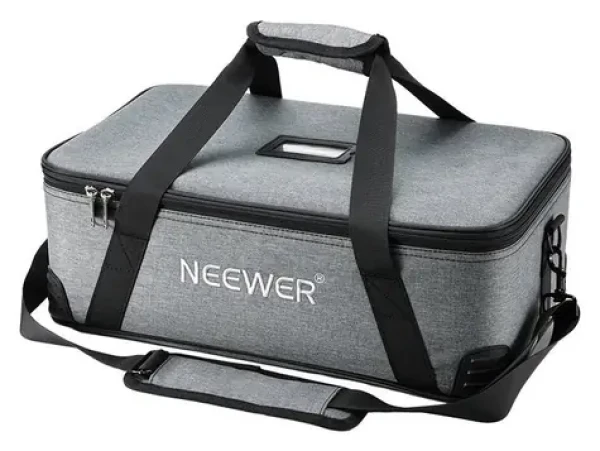 Neewer Fotobrašna šedá / Fotobrašna / oxford PVC / nastaviteľné penové prepážky / 49,5x29,5x16,5 cm (B0C8HWZB8F)