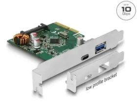 DeLock / Rozširujúca karta USB / PCIe x4 / 1x USB-C + 1x USB-A / USB 3.2 Gen 2 (90299)