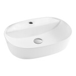 INVENA - Oval umývadlo na dosku 50 cm HALIA CE-18-001-C