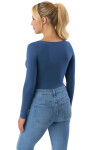 Dámska blúzka Manati long denim - BABELL denim L