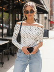 Dámska blúzka BLISSE RY2511 krémová a čierna - FashionStreet UNI
