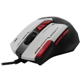 Baracuda Manta Herná myš / Herná myš / Optický / 8D / 12800 dpi / 1.5m / USB / 81g / biela (MANTA-W)