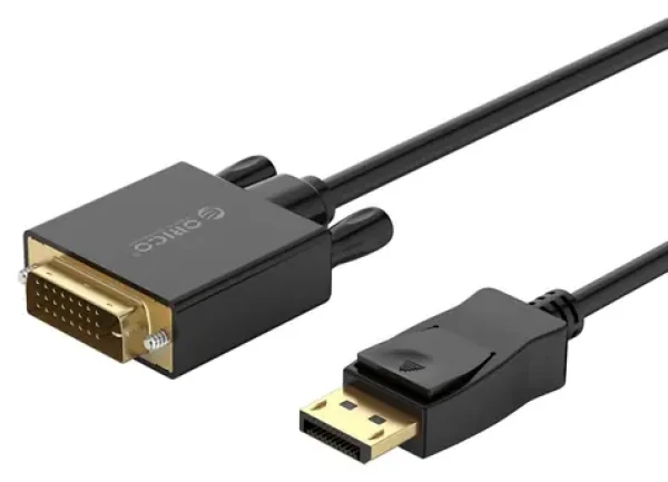 Orico XD-DTD čierna / Video kábel / DisplayPort - DVI / 2 m