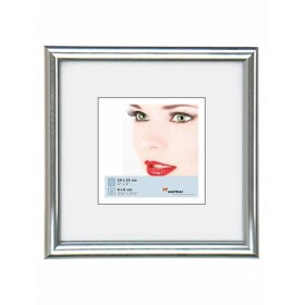 Walther+ design KS220H vymeniteľný fotorámček Formát papiera: 20 x 20 cm strieborná; KS220H