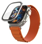 FIXED Armor titánové / Ochranné sklo / Apple Watch Ultra 49 mm / oceľový rámček / 0,33 mm (FIXGAW2-1029-TI)