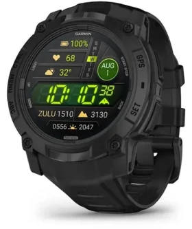Garmin Instinct 3 AMOLED 50mm Tactical Edition čierna / Chytré hodinky / GPS / BT / 10 ATM (010-03020-50)