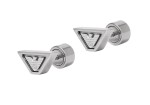 Emporio Armani Fashion oceľové náušnice kôstky EGS3130040