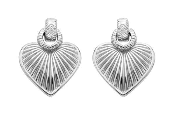 Hot Diamonds Romantické strieborné náušnice s diamantmi Essence DE820