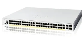 Cisco Catalyst C1300-48FP-4G / Switch / 48x GbE RJ-45 / 4X GbE SFP / PoE+ / 740W / REFRESH (C1300-48FP-4G-RF)