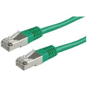 Value 21.99.1383 RJ45 sieťové káble, prepojovacie káble CAT 6 S/FTP 10.00 m zelená dvojžilový tienený 1 ks; 21.99.1383
