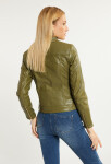 Bunda Monnari Biker Jacket With Stand-Up Collar Bottle Green