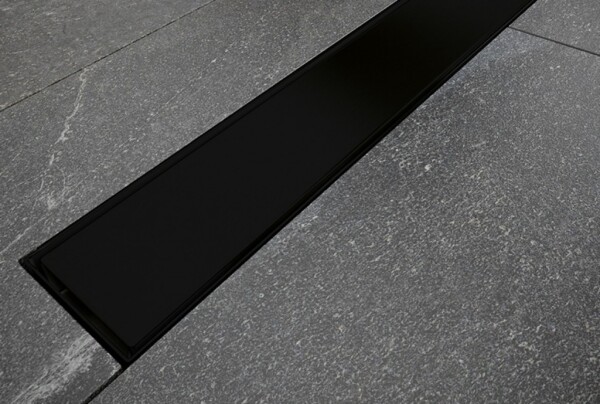 BESCO - Odtokový žľab VIRGO NERO DUO - Rozmer A - 60 cm ZLOL60VN