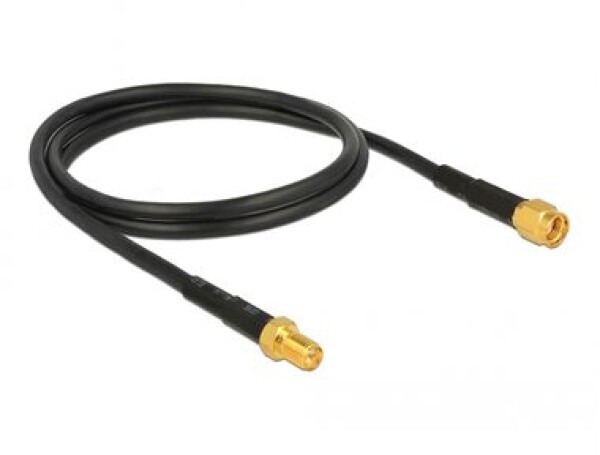 DeLock Anténny kábel RP-SMA plug - RP-SMA jack CFD/RF200 1m (89423)