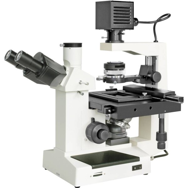 Bresser Optik Science IVM 401, trinokulárny mikroskop s prechádzajúcim svetlom, 400 x, spodné svetlo, 5790000; 5790000