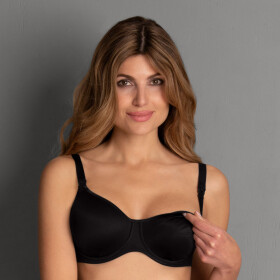Základná dojčiaca podprsenka s kosticami 5068 čierna - Anita Maternity 001 black 70C