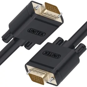 Unitek Y-C508G čierna / Kábel VGA (D-Sub) - VGA (D-Sub) / 20 m (Y-C508G)