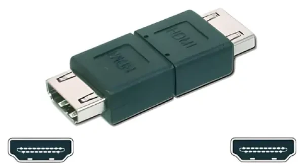 Digitus HDMI A čierna / Spojka / Samica/samica / HDMI (AK-330500-000-S)