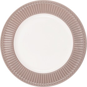 GREEN GATE Obedový tanier Alice Hazelnut Brown