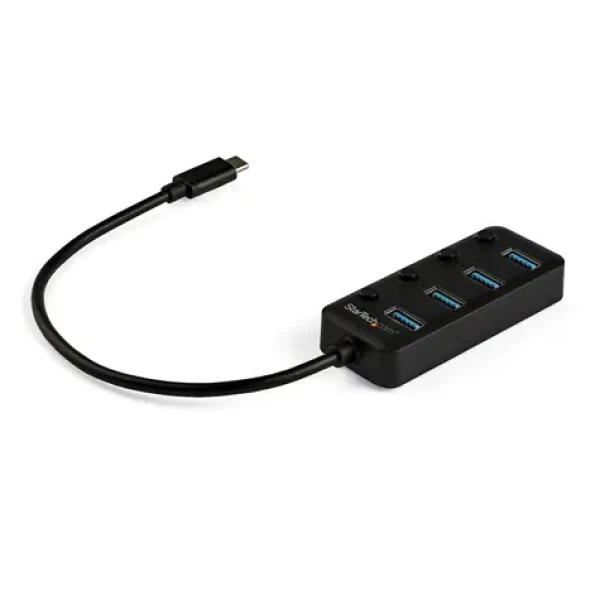 StarTech USB-A Hub 4 porty čierna / 4X USB-A / 5 Gbs (HB30C4AIB)