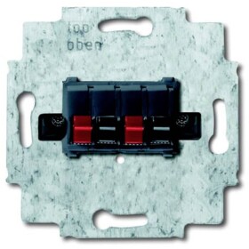 ABB 2CKA000230A0404 prípojka pre reproduktor IP20 sýta čierna (RAL 9005), čierna; 2CKA000230A0404