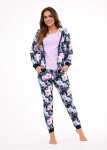 Cornette 355/464 Maddie S-XL dámske trojdielne pyžamo tmavě modrá XL