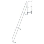 MUNK Günzburger Steigtechnik 600592 Munk Druhé madlo na schody s plošinou 60° 12 schodov 1 ks; 600592