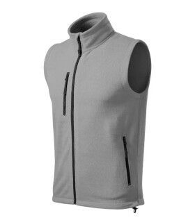 Exit fleecová vesta unisex svetlo šedá XL