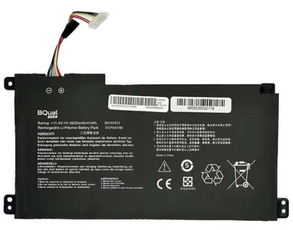 Trx B31N1912 / Batéria pre notebooky Asus E410MA, L410MA, L510MA, E510KA / Li- POL 11,4 V / 3600 mAh / neoriginálna (TRX-BQ-B31N1912)