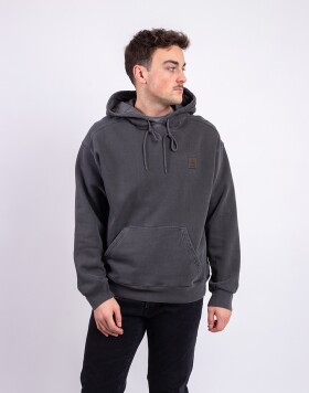Carhartt WIP Hooded Nelson Sweat Black garment dyed M