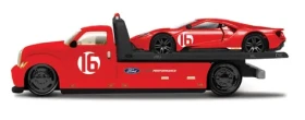 Maisto Flatbed - 2022 Ford GT Heritage Edition s číslom 16 červená