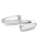 Calvin Klein Dizajnový oceľový prsteň Spiral 35000766 56 mm