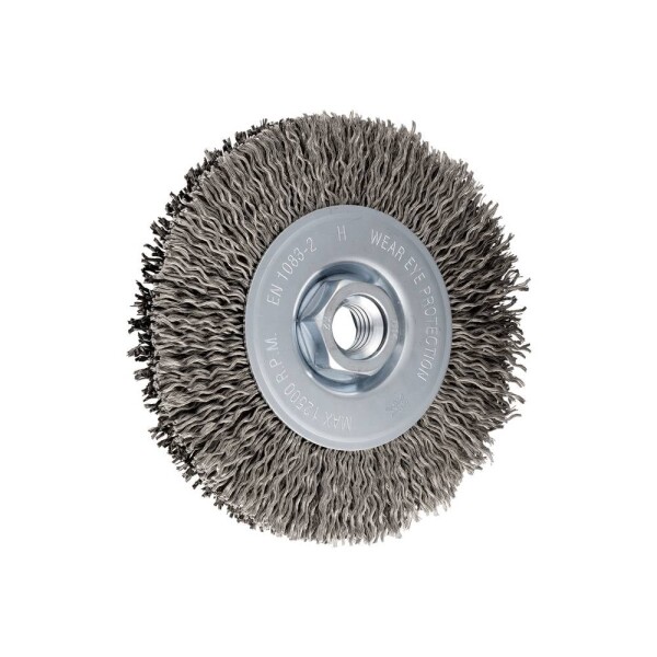 PFERD TOOLS PFERD TOOLS Okrúhla kefa, nepletená, RBU Ø 115x15 mm Lanko z nehrdzavejúcej ocele M14 Ø 0,25 mm Uhlová brúska 43502204 1 ks; 43502204
