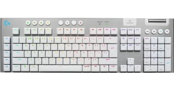Logitech G915 X biela / Bezdrôtová herná klávesnica / US layout / LIGHTSPEED (920-012690)