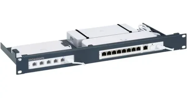 Rackmount.IT RM-UB-T8 tmavo modrá / Montážna sada do racku / 19" / 1U / UCG-MAX, UCG-ULTRA, USW-Flex 2.5G(-PoE) (RM-UB-T8)