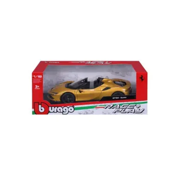 Bburago Ferrari SF90 Spider - Yellow
