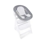 Hauck Alpha+ drevená stolička+novorodenecký Newborn set, 0m+, White Grey (HK664162)