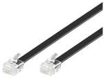 MicroConnect Modulárny kábel RJ12 2m čierna (MPK102S)