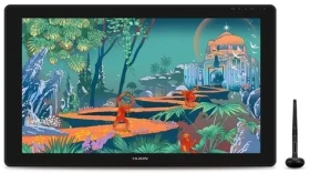 Huion Kamvas 24 GS2401 čierna / Grafický tablet / 23.8" displej / 526.85 x 296.35 mm / 5080 LPI / 8192 úrovní tlaku / USB (GS2401)